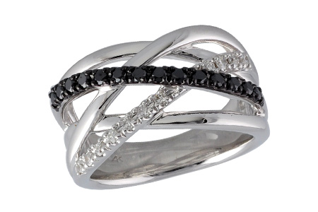 14K White Gold Diamond Anniversary Band