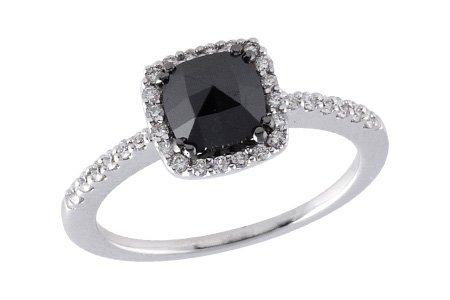 14K White Gold Diamond Ring