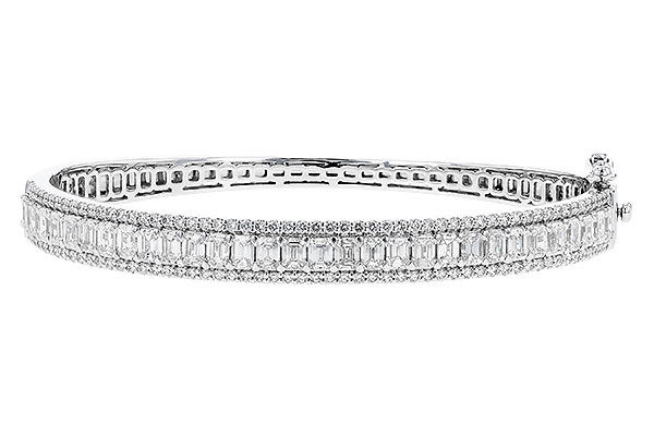 14K White Gold Diamond Bracelet