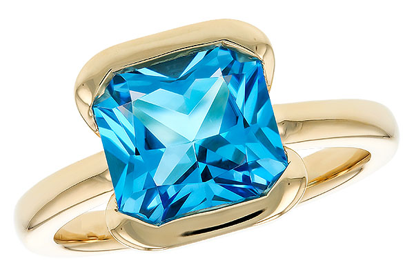 14K Yellow Gold Topaz Ring
