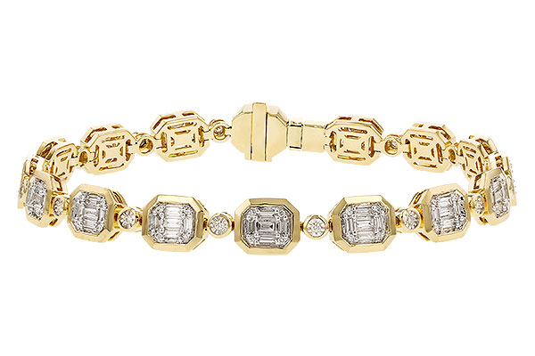 14K Yellow Gold Diamond Bracelet