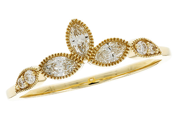 14K Yellow Gold Diamond Ring Enhancer