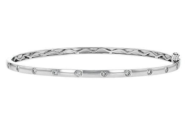 14K White Gold Diamond Bracelet