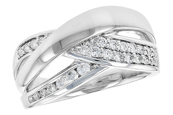 14K White Gold Diamond Anniversary Band