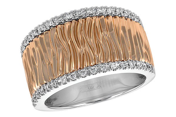 14K Two-Tone Diamond Anniversary Band