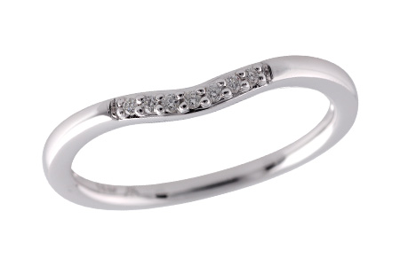 14K White Gold Diamond Ring Enhancer