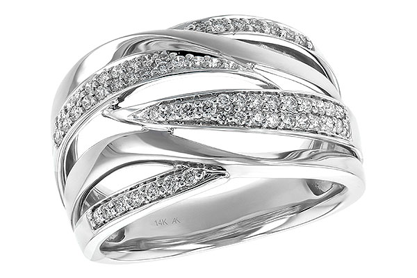 14K White Gold Diamond Anniversary Band