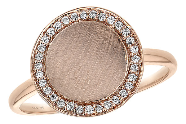 14K Rose Gold Diamond Ring