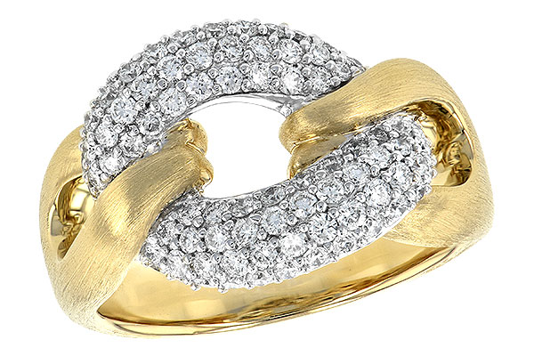 14K Two-Tone Diamond Ring