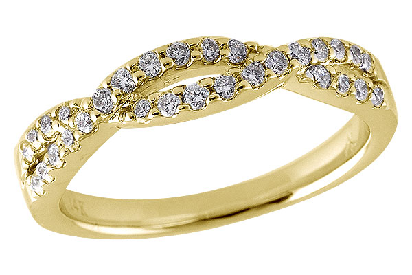 14K Yellow Gold Diamond Anniversary Band