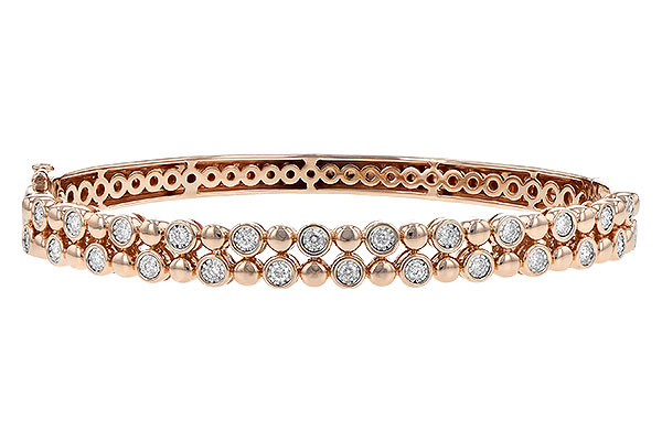 14K Rose Gold Diamond Bracelet