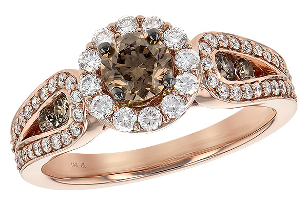 14K Rose Gold Diamond Ring