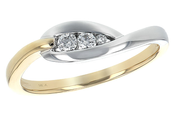 14K Two-Tone Diamond Ring