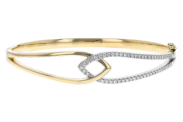 14K Two-Tone Diamond Bracelet