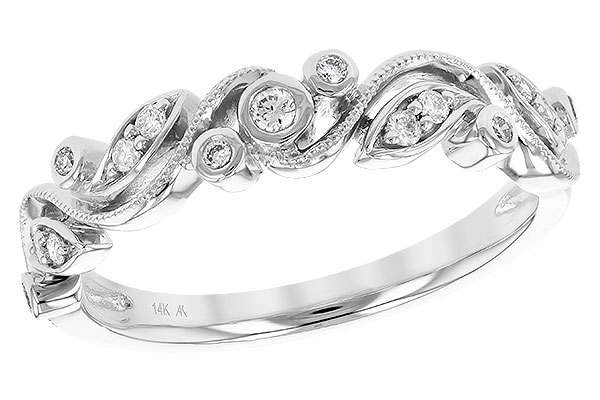 14K White Gold Diamond Anniversary Band