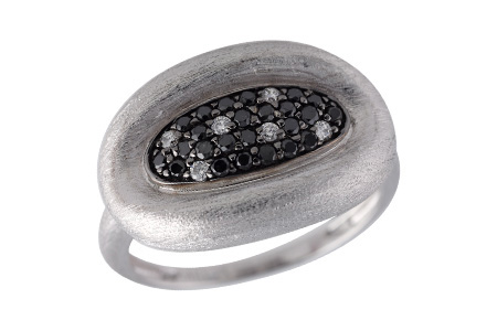 14K White Gold Diamond Ring