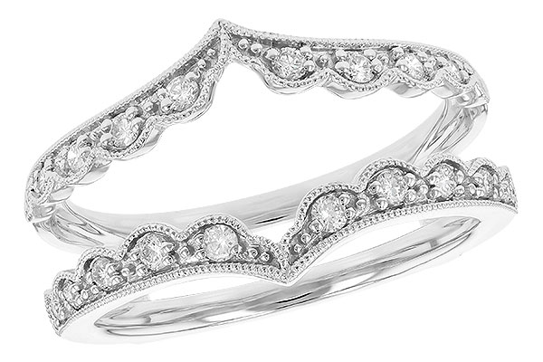 14K White Gold Diamond Ring Enhancer