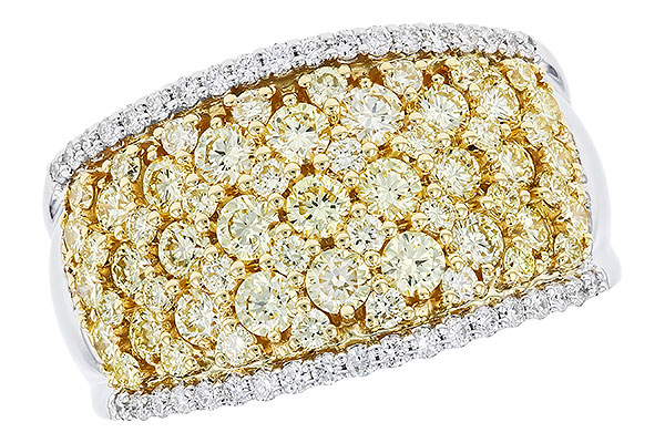 14K Two-Tone Diamond Anniversary Band