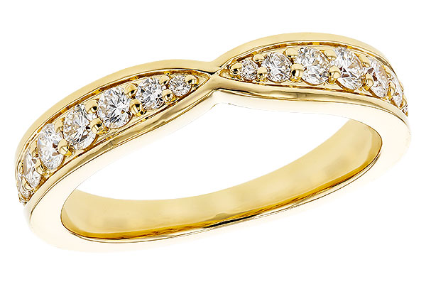 14K Yellow Gold Diamond Ring Enhancer