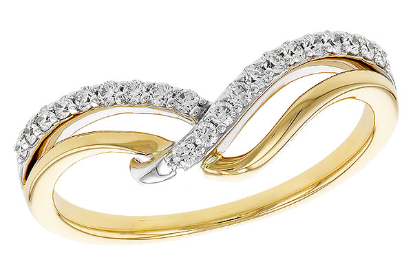14K Two-Tone Diamond Anniversary Band