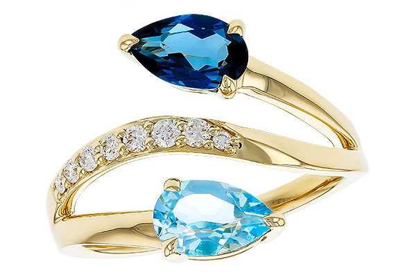 14K Yellow Gold Topaz Ring
