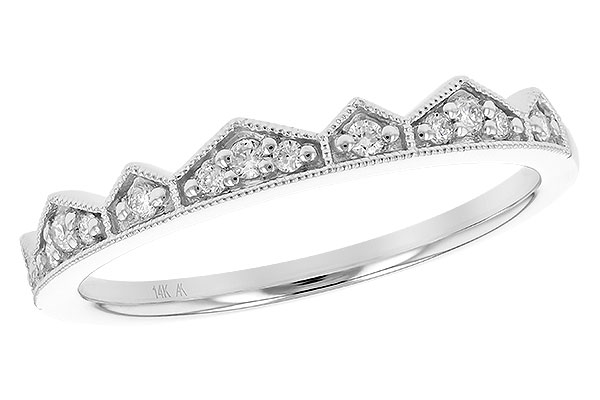 14K White Gold Diamond Ring Enhancer