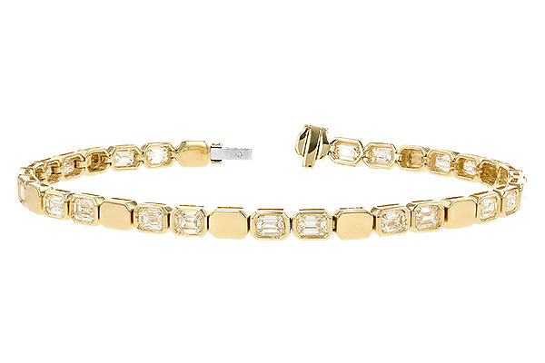 14K Yellow Gold Diamond Bracelet