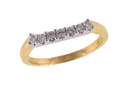 14K Yellow Gold Diamond Ring Enhancer