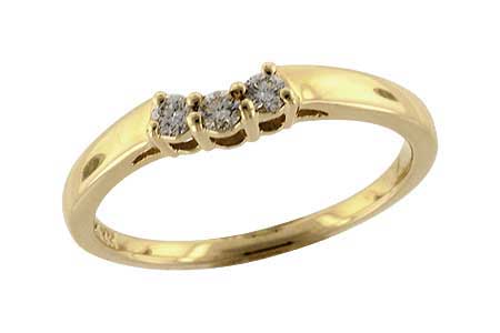 14K Yellow Gold Diamond Ring Enhancer