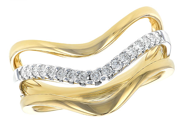 14K Two-Tone Diamond Ring