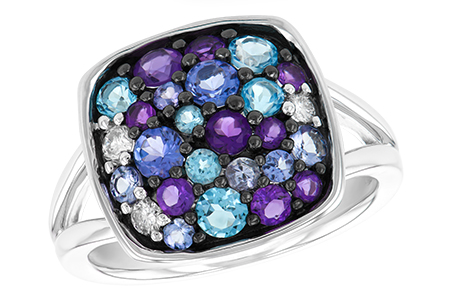 14K White Gold Tanzanite Ring