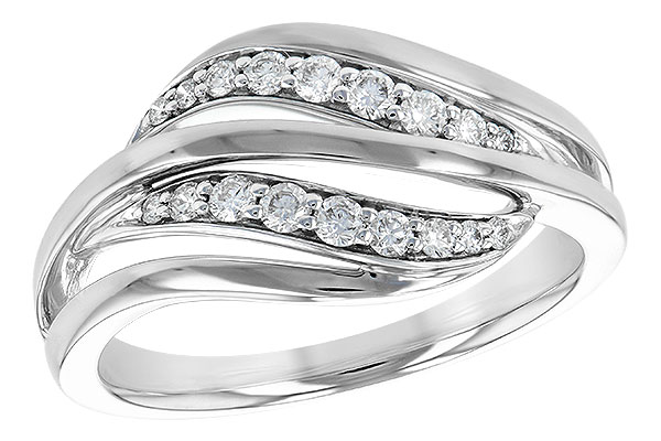 14K White Gold Diamond Ring