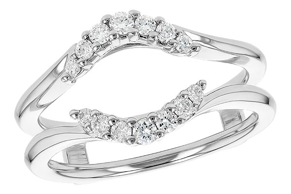 14K White Gold Diamond Ring Enhancer