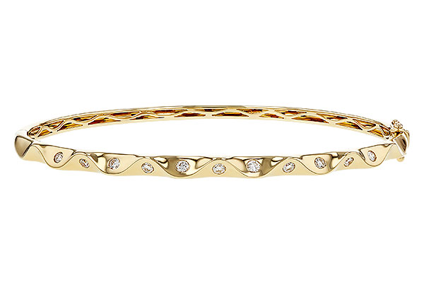 14K Yellow Gold Diamond Bracelet