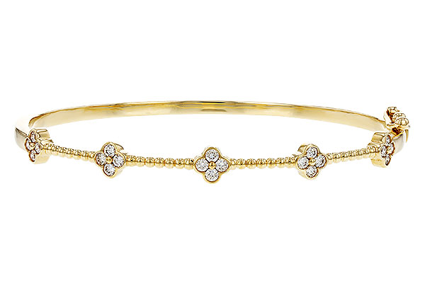 14K Yellow Gold Diamond Bracelet