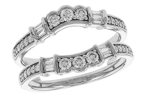 14K White Gold Diamond Ring Enhancer