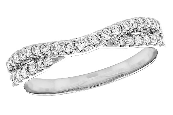 14K White Gold Diamond Ring Enhancer