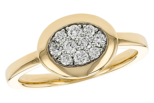 14K Yellow Gold Diamond Ring
