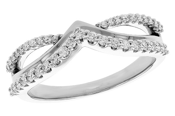 14K White Gold Diamond Ring Enhancer