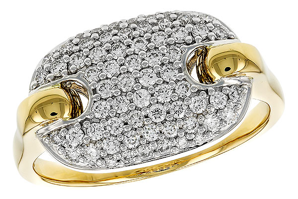 14K Two-Tone Diamond Ring