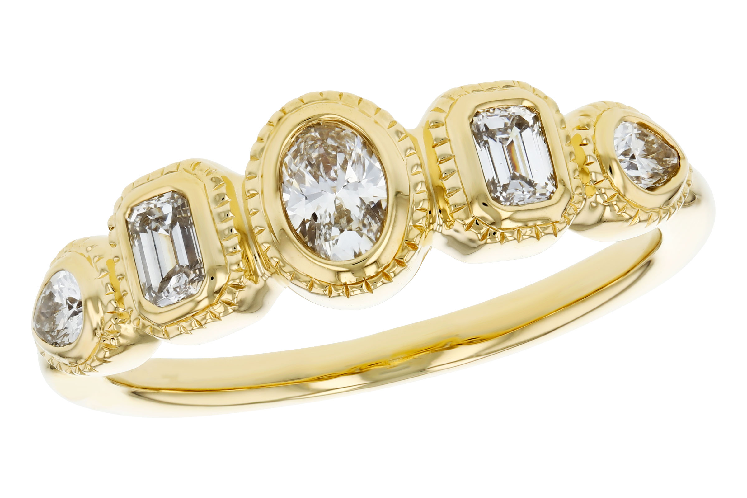 14K Yellow Gold Diamond Ring