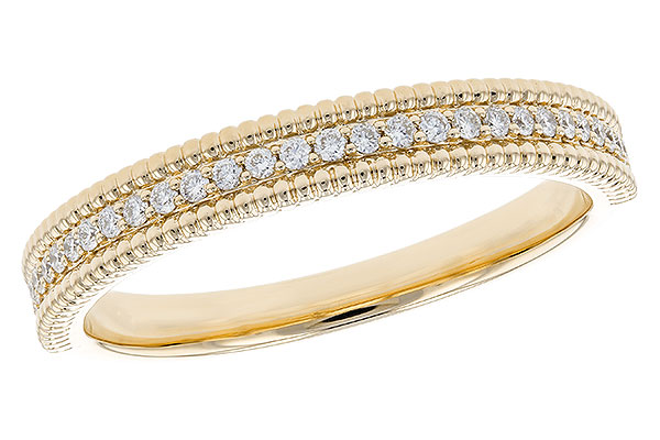 14K Yellow Gold Diamond Anniversary Band
