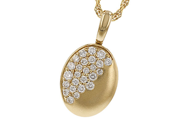 14K Yellow Gold Diamond Necklace