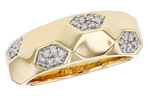 14K Yellow Gold Diamond Ring