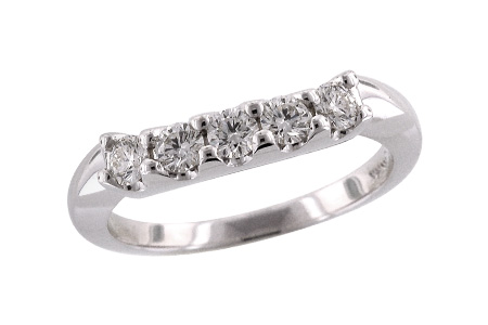 14K White Gold Diamond Ring Enhancer