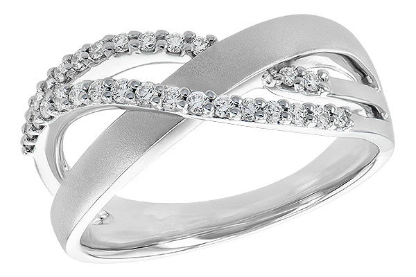 14K White Gold Diamond Anniversary Band