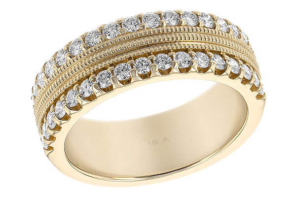14K Yellow Gold Diamond Anniversary Band