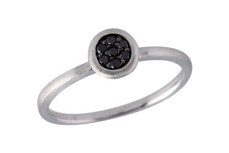 14K White Gold Diamond Ring