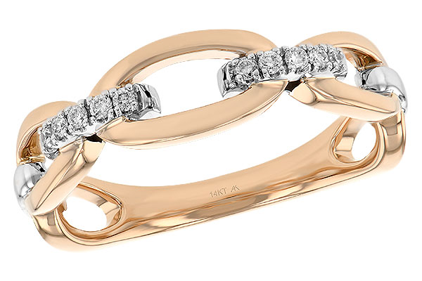 14K Two-Tone Diamond Anniversary Band