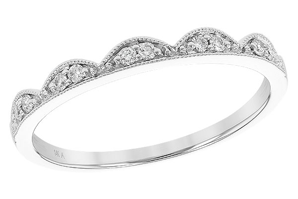 14K White Gold Diamond Ring Enhancer